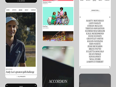 accordion.net.au animation branding interactive layout production company responsive typography web web design website