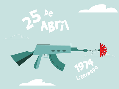 25 de Abril Sempre! cartoon game illustration interaction interactive design love motion motion graphics peace play rive web