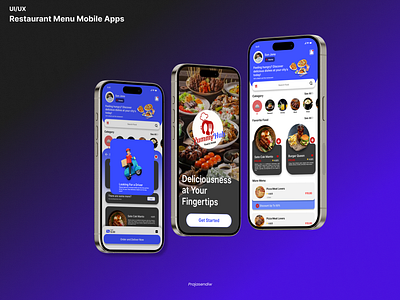 Restaurant Menu Mobile Apps apps delevery home homescreen menu menuresto mobile mobileapps restaurant resto restoapps restomenu ui uimobile uiux userinterface