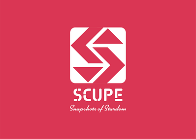 SCUPE Celebrity News Logo Design branding design graphic design illustration logo typography vector