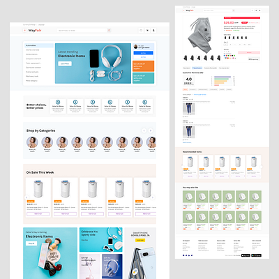 Online E-commerce Website UI Design ecommarce figma template tusharsharma69 ui ui design ui ux website design