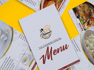 The Steamers Special Menu Design brochuredesign design flayer design graphic design menu menudesign portfolio trending desgin