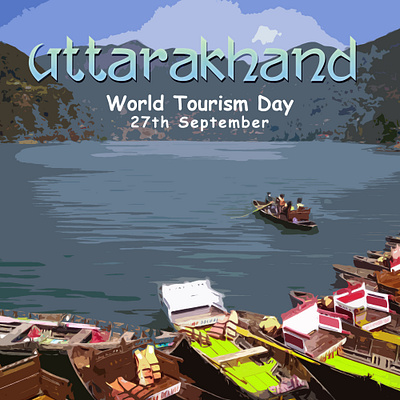 “Uttarakhand: A Visual Journey” branding design graphic design illustartion illustration logo ui vector