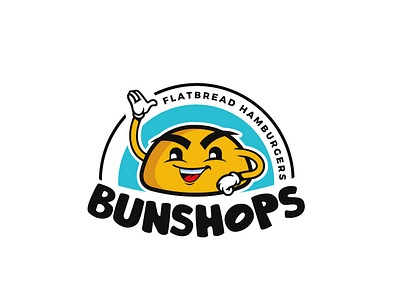 Logo Design for BunShop best food logo design best food mascot design best mascot logo design bun bun logo bun mascot bun mascot logo design bunshop food logo food shop logo logo design for food logo designs logodesign logofolio mascot mascot design mascot design for food shop mascotlogo playful food logo design playful mascot logo for food