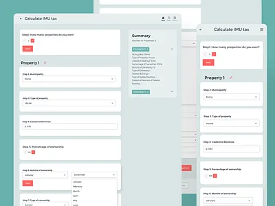Tax Easy: simplifying property tax calculation accurate calculations digital tool finance italy online calculator property management property tax real estate simplification tax calculation tax easy tax management tax services ui user experience user friendly user interface ux we application web app