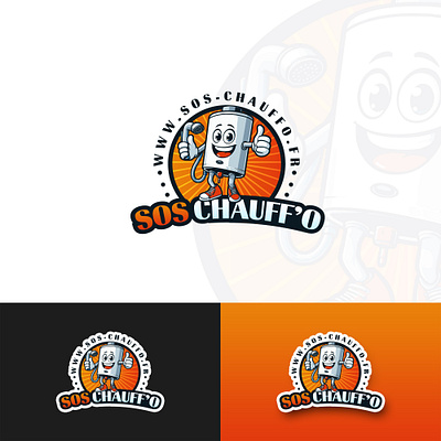 Logo Design for SOS Chauffo best logo 2024 best water tank logo create mascot funny and playful mascot funny character mascot logo logo design for plumber business logo design for plumbing logo designs logo making mascot mascot design for water plumber mascot logo mascot logo design mascot logo for water plumber playful mascot playful mascot logo design water plumber logo design water pump logo design water tank logo design water tank mascot logo