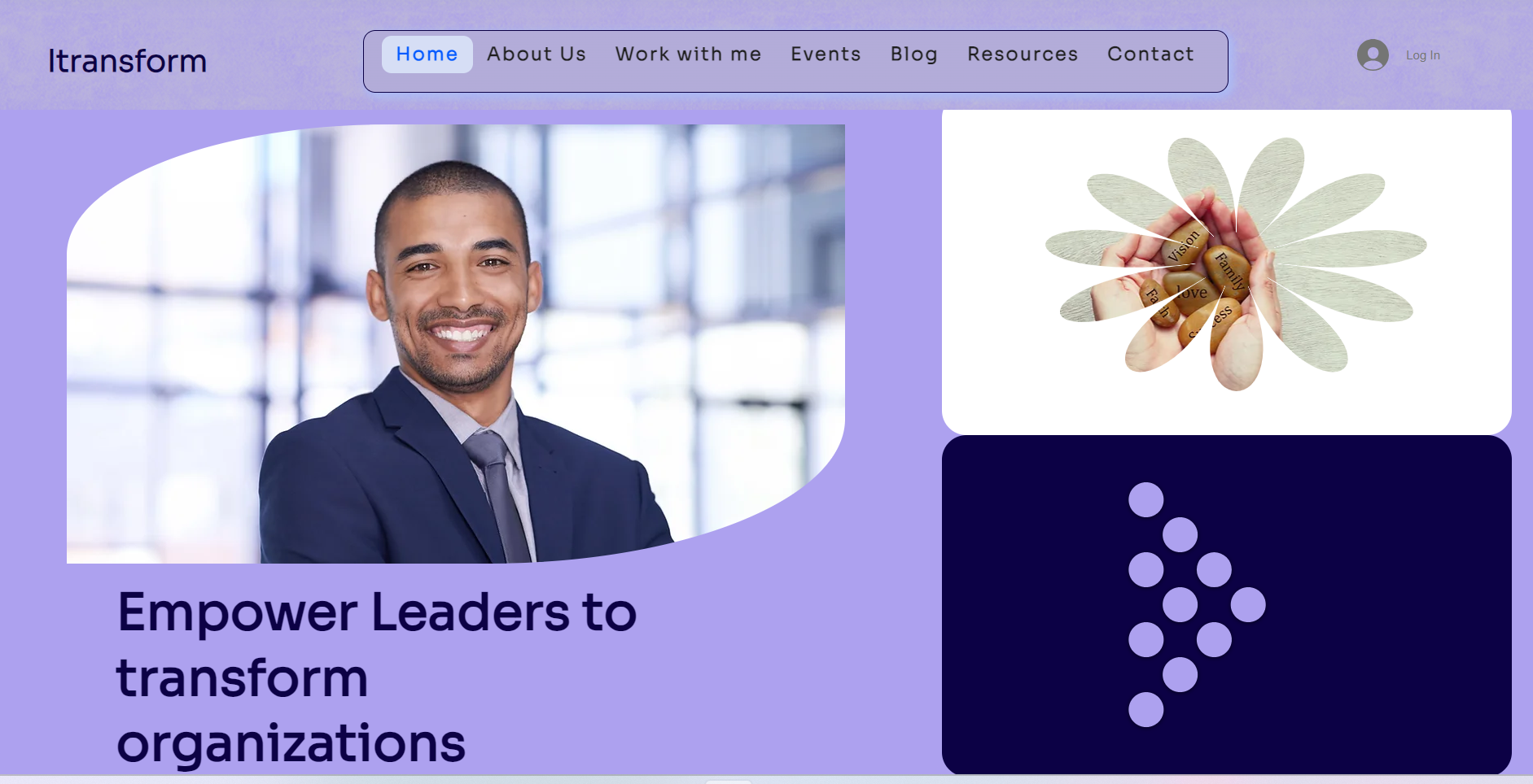 Example of Website Design  Coaches