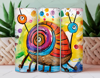 Hand Drawn Snail Skinny Tumbler Wrap color image custom design custom tumbler design hand drawn template illustration photography skinny tumbler snail design snail tumbler snail vector sublimation tumbler art tumbler design tumbler sublimation tumbler warp vector art waterslide tumbler