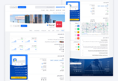 Concepto - Discover Companies companies components and variants design desktop and mobile versions discover companies homepage landing ui web design website