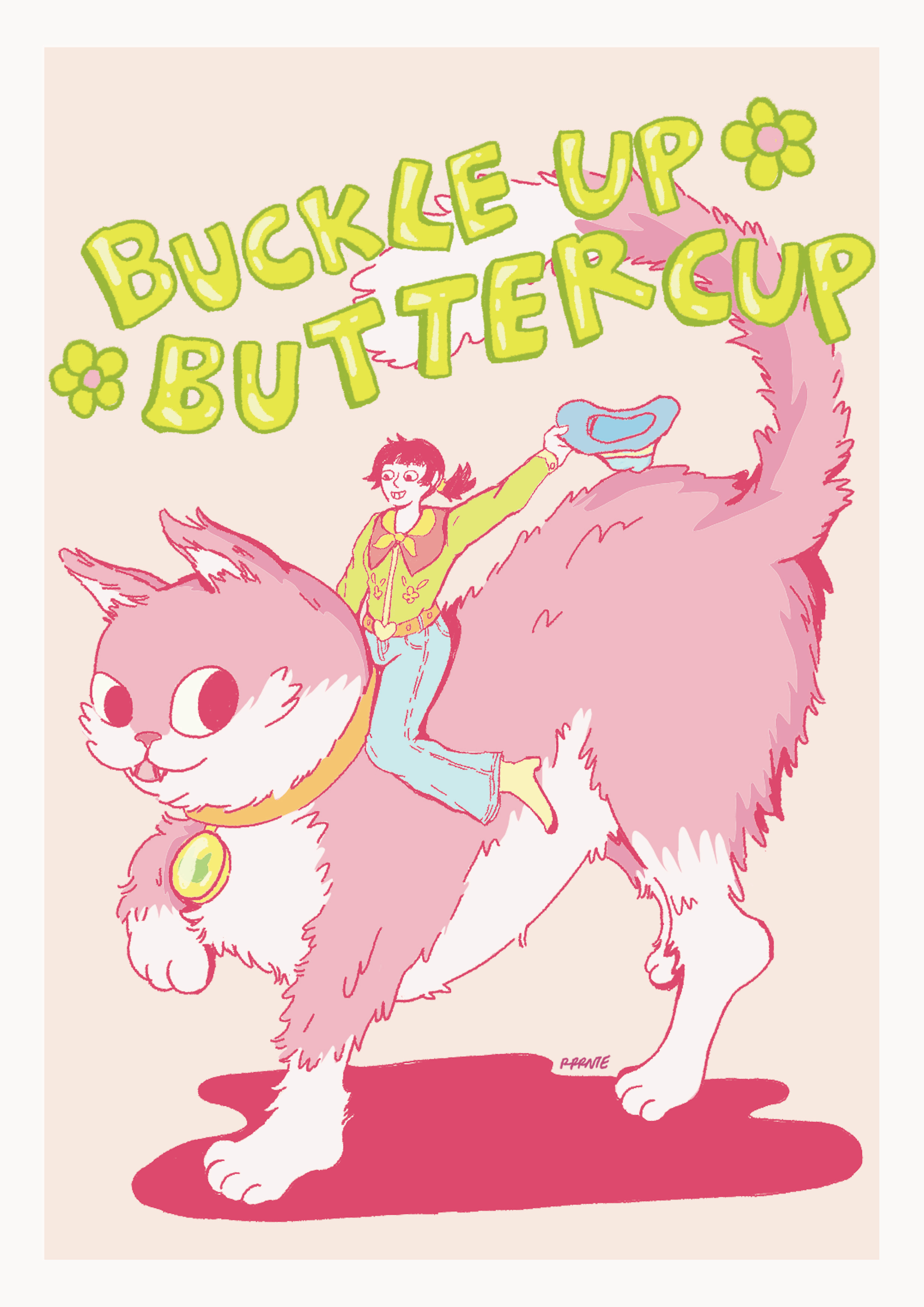 Buckle Up B cat illustration cats character design editorial illustration illustration illustrator poster illustration procreate