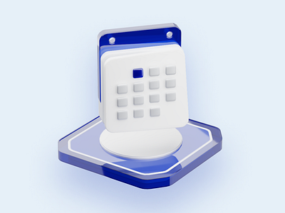 3D Icon #005 Calendar | Digital Marketing 3d 3dicon icon ui