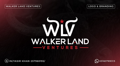 WALKER LAND VENTURES LOGO brand identity logo logo and branding