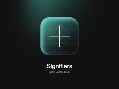 Signifiers in UX design sigma signifiers ui ui design ux ux design