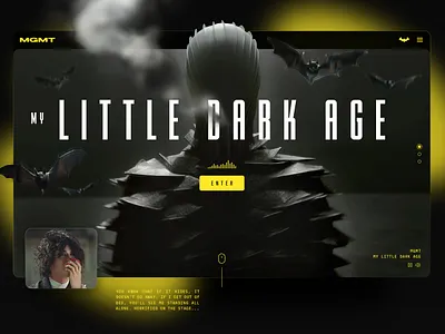 EXPRMNTL UI - 001 3d graphic design home page icons landing page mgmt ui web design