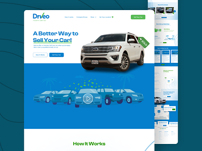 Driveo Landing Page | Sell Your Car Quickly & Seamlessly 🚗✨ responsive design