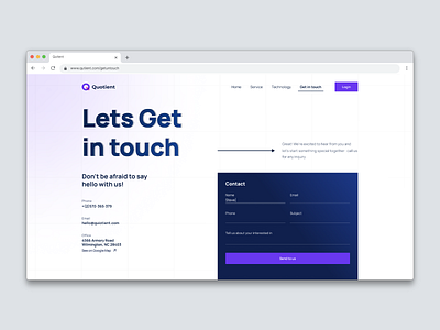 Contact Us Page contact page contact us contact us page figma design get in touch landing page modern contact us page ui uidesign uiux uxdesign web page web ui website