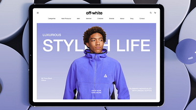 Off-White: A Luxury Fashion E-commerce Website Design animation checkout cloth brand e commerce e commerce business e commerce company e commerce e commerce ecommerce ux design interaction ecommerce luxury e commerce motion graphics online store online storefront shopify store