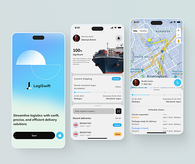 Shipping App app design cargo delivery delivery app design figma design interface logistics mobileapp parcell delivery product design shipping shipping app ui ui design uiux uiux design ux ux design