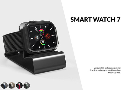 Smart Watch 7 Mockups clock device display instagram isometric mock up mockup perspective psd scene creator screen smart watch 7 mockups smartwatch mockup