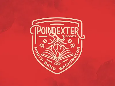Poindexter Logo Design book book service books branding graphic design graphic designer identity logo logo design logo designer logo pack logo package logo suite logodesign logomark primary logo rustic rustic logo wilderness wordmark