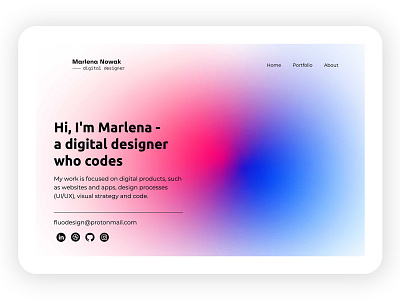 Personal website branding design ui ux web webflow