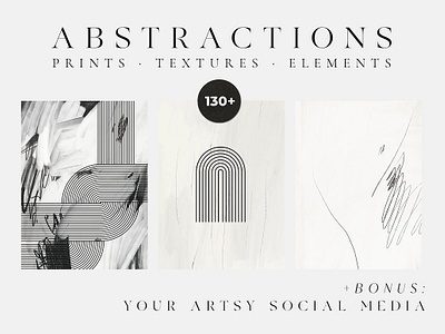 ABSTRACT art prints - mixed media abstract art abstract background abstract shapes impressionism instagram template monochrome neutral nude social media template soft textural texture texture background