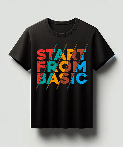 Typography T-Shirt Design custom t shirt typographic