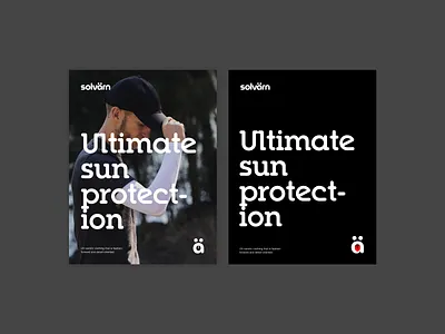 Solvarn branding identity logo mark negative space posters symbol