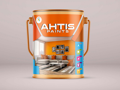 Gallon label and packaging design branding bucket design bucket label bucket packaging gallon design gallon paint graphic design label design logo packaging deign paint bucket label paint gallon