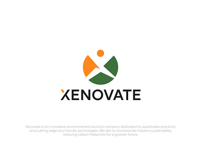 Xenovate - Environmental Logo branding ecofriendlylogo environment environmentallogo greenbranding logodesign logoinspiration