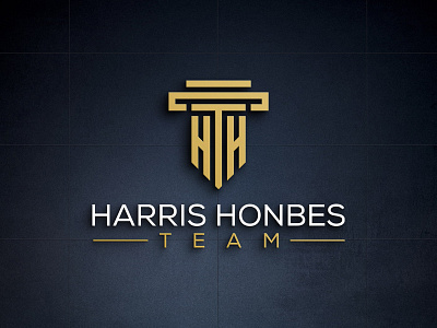 HARRIS HONBES TEAM. attorney logo boutique law firm logo brand identity branding business logo car accident law firm logo design graphic design hht letter law firm logo injury law firm logo justice logo law firm logo law logo law office logo lawyer logo legal and law firm logo legal logo logo modern law firm logo modern law logo