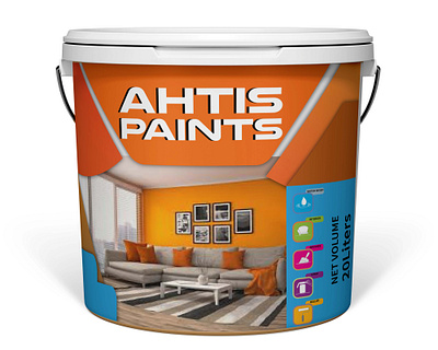 paint bucket label and packaging design branding gallon label design gallon paint graphic design label design logo packaaging design paint paint bucket paint gallon paint label and packaging design