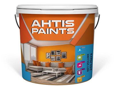 paint bucket label and packaging design branding gallon label design gallon paint graphic design label design logo packaaging design paint paint bucket paint gallon paint label and packaging design