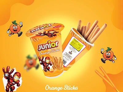 Fun Product Lable Deisgn For Kids brand design chocolate packaging chocolate wrapper confectionary design design graphic design kids product lable lable design orange flavour packaging packaging design product design product packaging ui wrapper