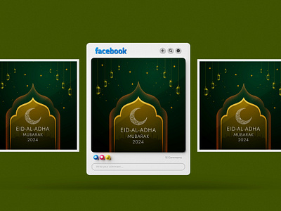 Eid Al-Adha Social Media Post Design banner branding colour design graphic design logo poster shape social media post vector