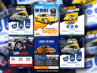 car wash, servicing or auto detailing flyer auto detailing car wash flyer graphic design price list servicing