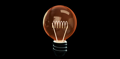 Lightbulb 3d 3d design animation bulb concept electric light electricity glass graphic design illustration ligthbulb motion graphics realizm ui ux