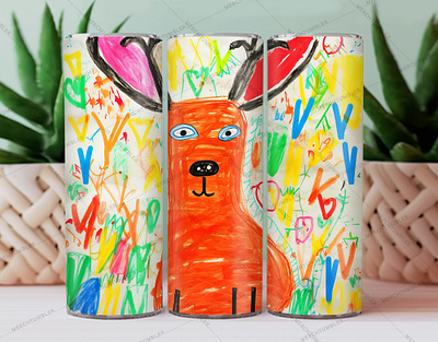 Drawing Dear Skinny Tumbler Wrap color image custom design custom tumbler dear design dear tumbler dear vector design design tumblers illustration photography skinny tumbler sublimation tumbler design tumbler sublimation tumbler vector art tumbler warp vector art waterslide tumbler