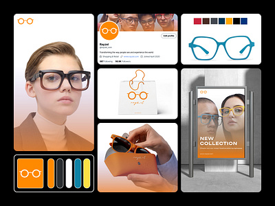 Rayzel - Vision Eyewear Branding brand identity branding codexzel e commerce graphic design logo minimalist mobile app new sunglass ui ux vision eyewear