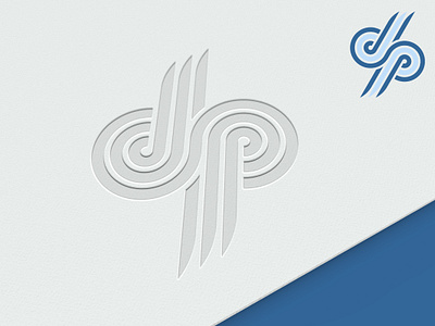 Letter Dp Monogram Logo ambigram branding design dp graphic design letter line logo logocompany logodesigner monogram simple typographic typoography vector