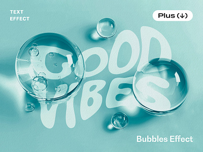 Bubbles Text & Logo Effect blob bubble bubbles download drop drops effect liquid logo logotype photoshop pixelbuddha psd splash template text transparent water