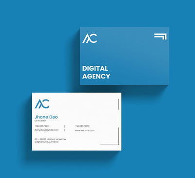 Digital agency business card design 3d animation brand identity branding busiess business business card business card design card card design card designer design graphic design illustration logo motion graphics typography ui ux vector