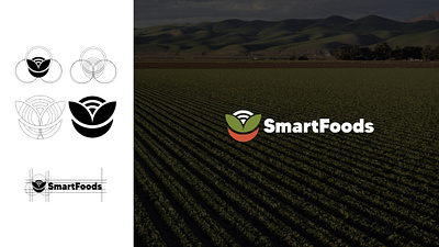 SmartFoods Brand Identity design branding farm logo graphics design graphics designer inspiration logo logo design