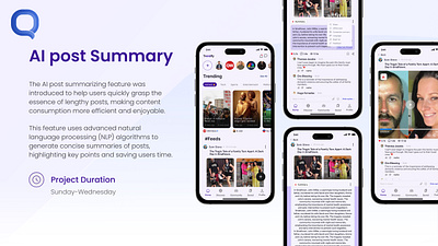 Introducing a New AI-Powered Social Media Post Summary Feature app design figma ui user interface ux