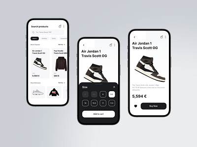 Sneakmart fashion hypebeast ios mobile app sneakers store ui user interface yeezy