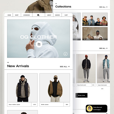 OG Fashion E-commerce Website design ecommerce ecommerce design fashion ui website