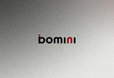 Bomini wordmark logo brand company graphic design illustrator logo logo design