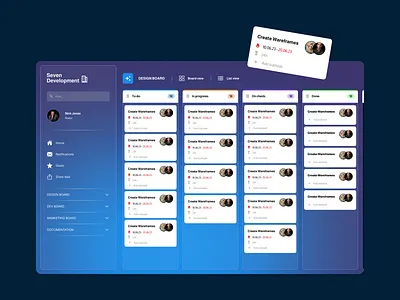Dashboard project ui
