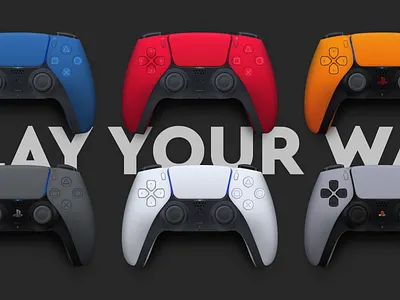 PS5 Controller Livery consoles gaming graphic design icons ps5 sketch sony