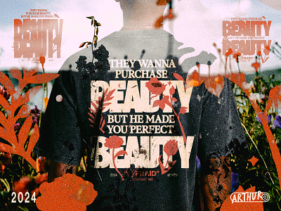 Perfect 🌺 Beauty album cover detroit hoodie indie lyrics merch music rap street wear tshirt